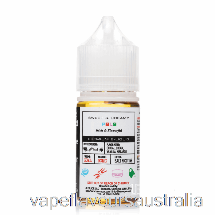 Vape Australia PBLS - BSX Salts Series - 30mL 30mg